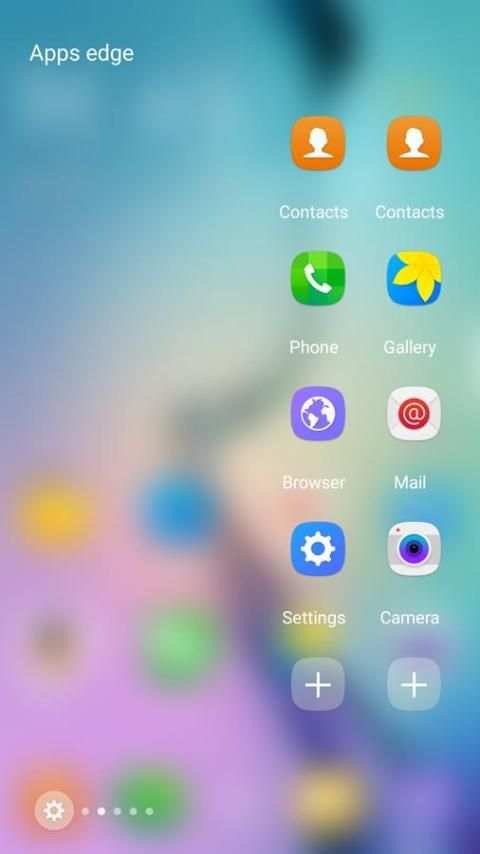 3D Galaxy S6 Edge Home screenshot 3