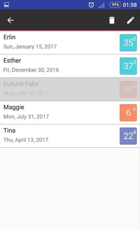 Pregnancy Wheel скриншот 4