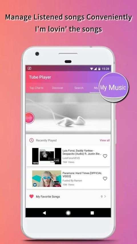 Free Youtube Music-Tube Player screenshot 7