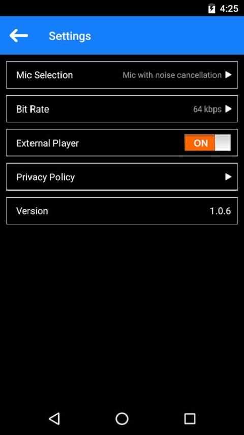 MP3 Voice Recorder 6 تصوير الشاشة