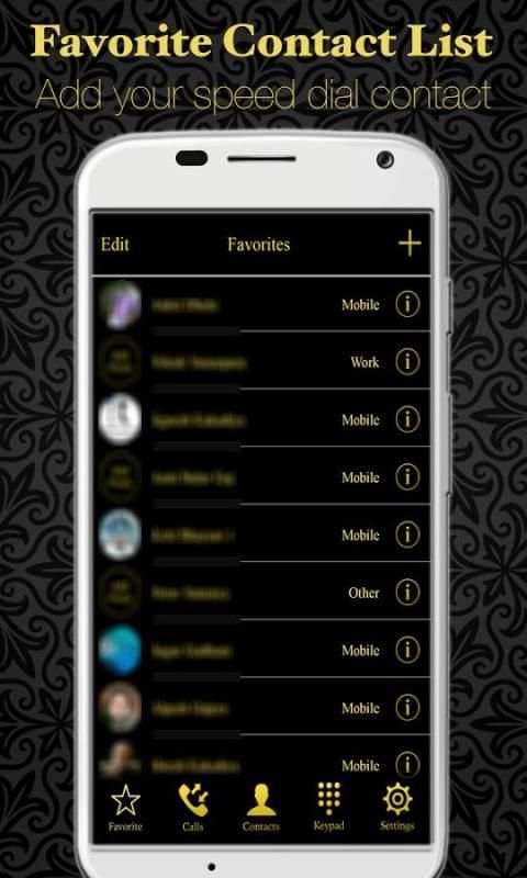 Gold Full Screen Caller Id screenshot 4