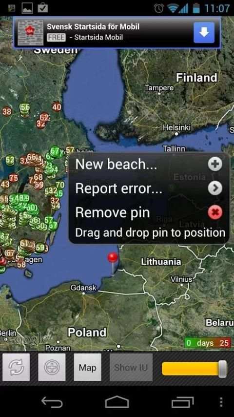 Beach Water Temperature скриншот 1