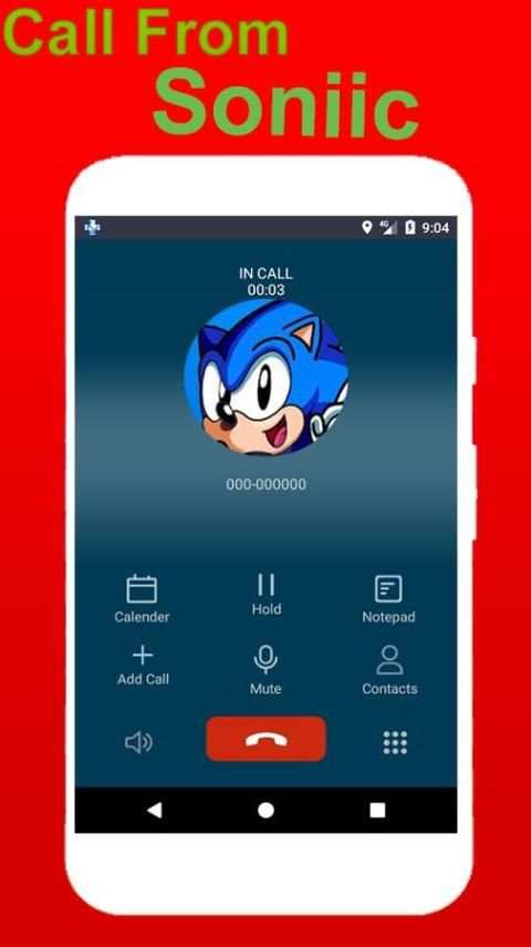 Call Free From Sonic Call Fake screenshot 2