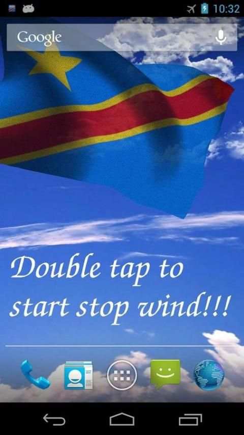 3D DR Congo Flag LWP स्क्रीनशॉट 1