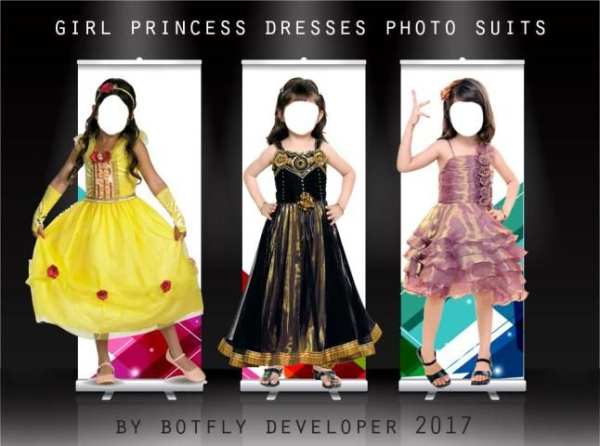 Girl Princess Dresses Photo Suits 2 تصوير الشاشة