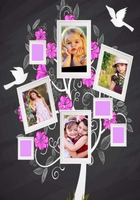 Tree Collage Photo Maker скриншот 1