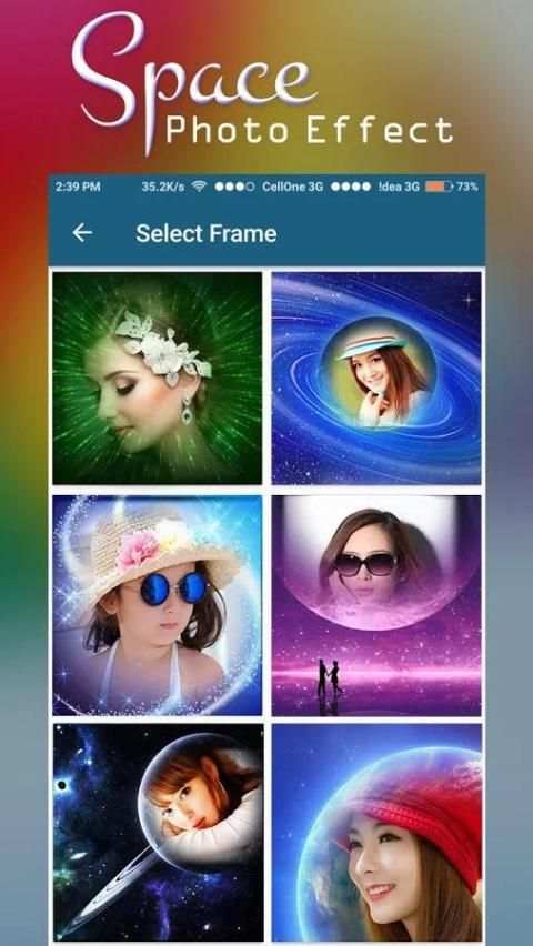 Space Photo Effect स्क्रीनशॉट 2