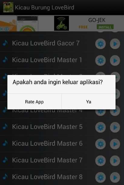 Kicau Burung LoveBird screenshot 1