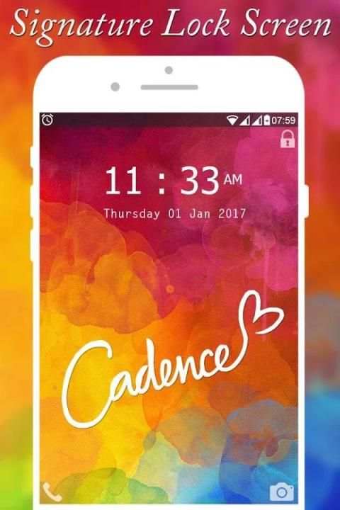 Signature Screen Lock скриншот 1