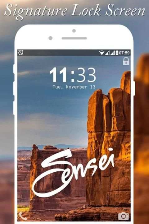 Signature Screen Lock screenshot 4