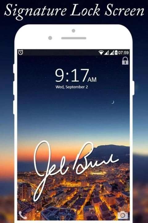 Signature Screen Lock screenshot 6