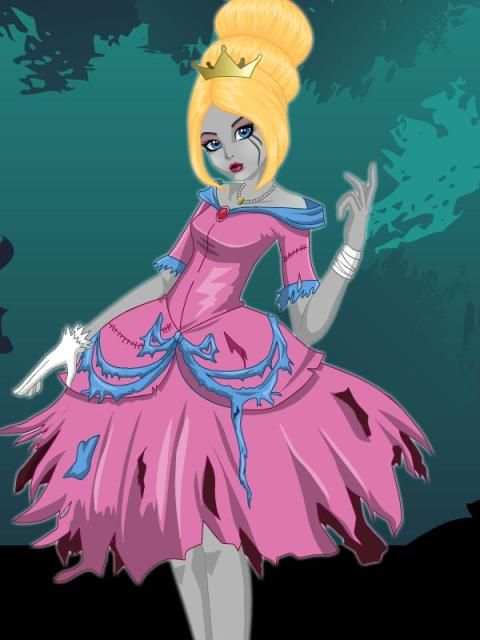 Zombie Princesses Girls Dress Up Makeup screenshot 5