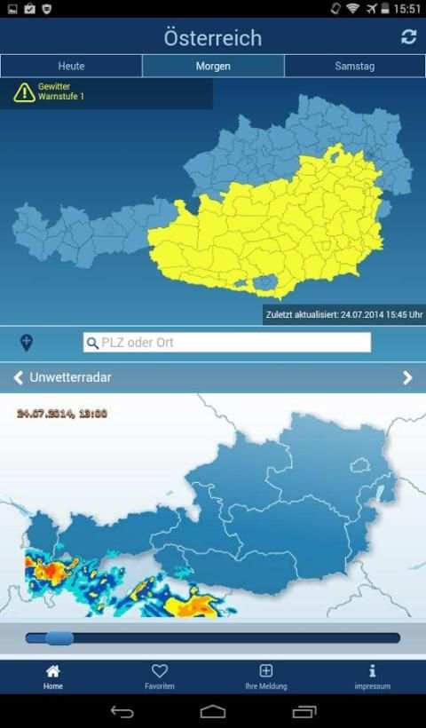 wetter.at - Unwetter screenshot 10