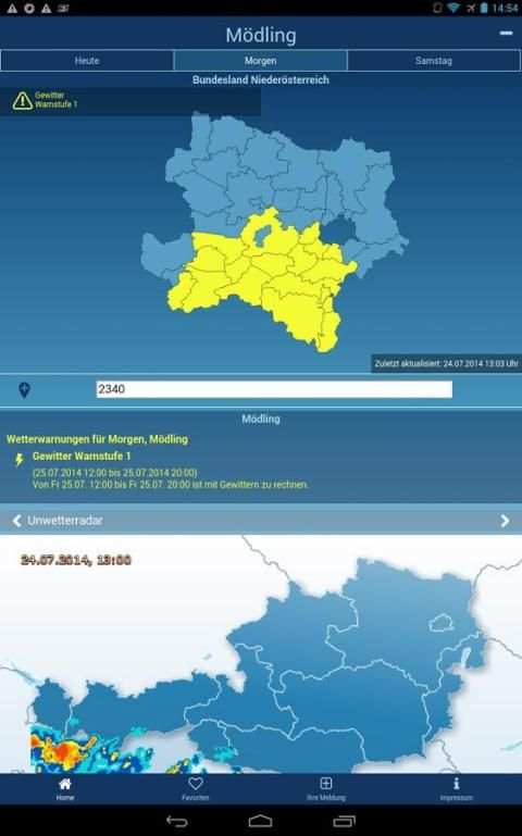 wetter.at - Unwetter screenshot 6