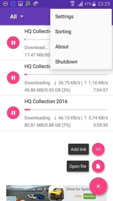 Torrent Downloader ZTorrent скриншот 1
