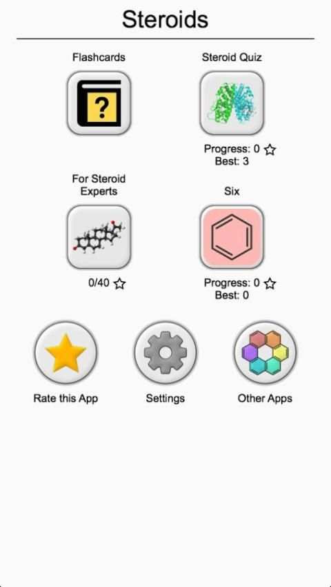 Steroids: Chemical Formulas of Hormones and Lipids screenshot 4