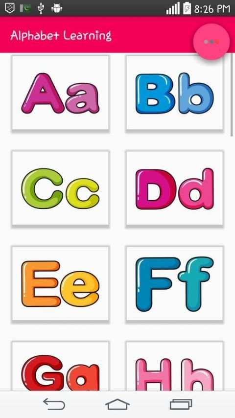Alphabet Learning скриншот 3