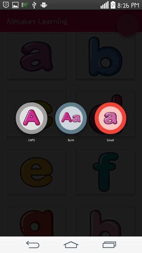 Alphabet Learning screenshot 4