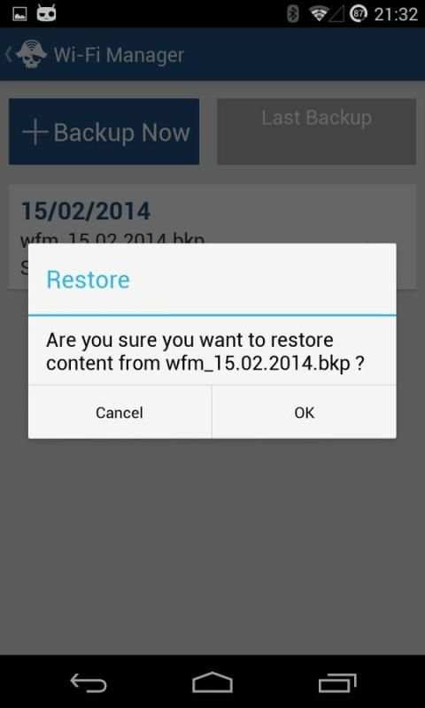 WiFi Manager[root] स्क्रीनशॉट 2