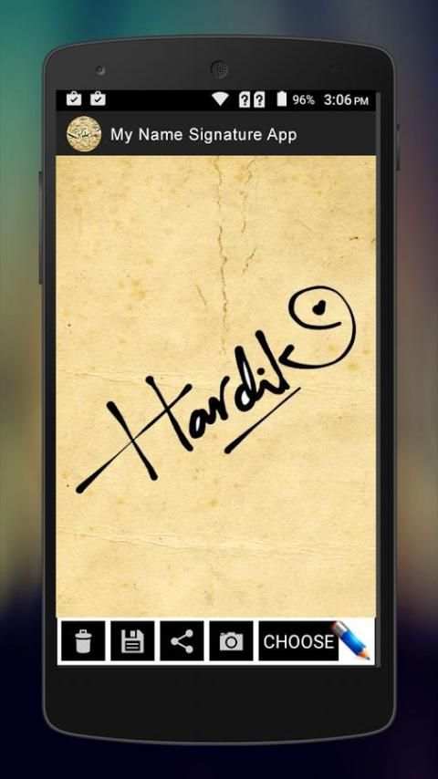 My Name Signature App स्क्रीनशॉट 4