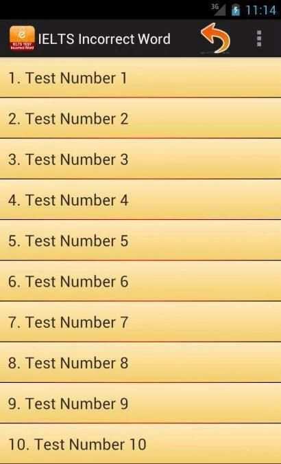 IELTS Incorrect Word 3 تصوير الشاشة