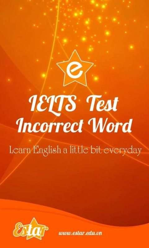 IELTS Incorrect Word 4 تصوير الشاشة