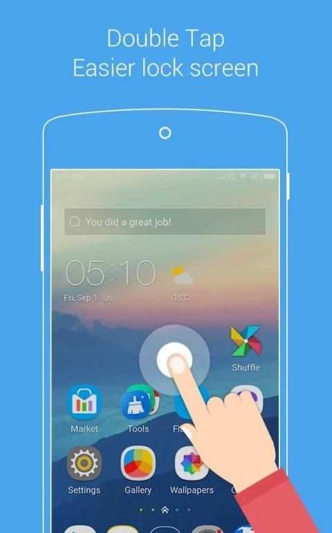 Fast Locker: Double Tap Lock Screen for U Launcher screenshot 3