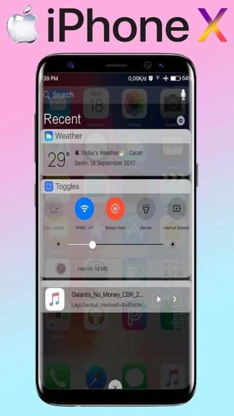 Launcher For New iPhone X screenshot 3