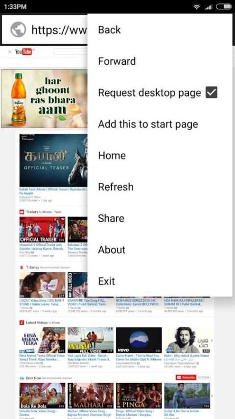 crome browser screenshot 3