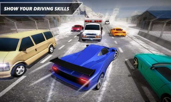 Real Endless City Highway Car Racing screenshot 14