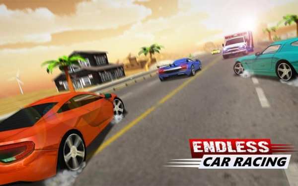 Real Endless City Highway Car Racing screenshot 2