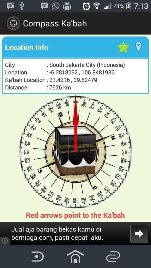 Compass Kaaba स्क्रीनशॉट 2
