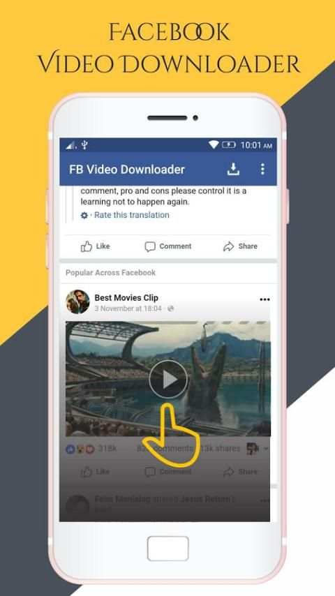 Video Downloader for Facebook 3 تصوير الشاشة