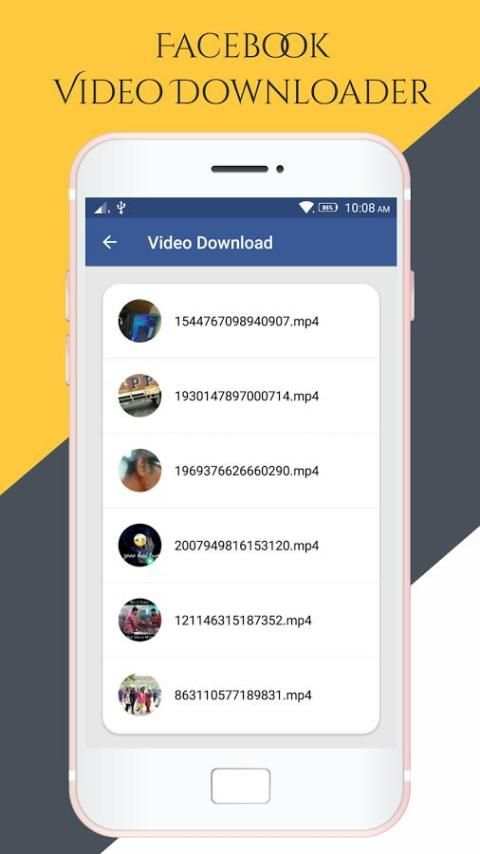 Video Downloader for Facebook 2 تصوير الشاشة