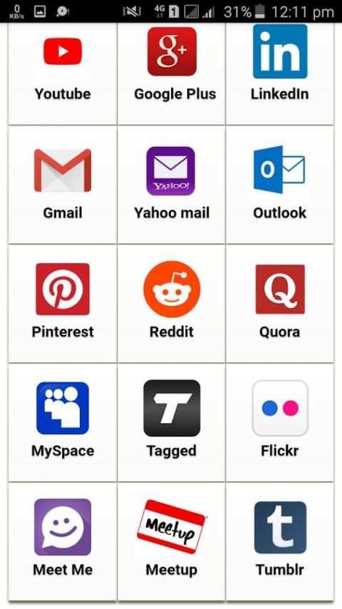 All In One Social Media 1 تصوير الشاشة