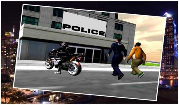 Crime City Police Bike Driver 2017 स्क्रीनशॉट 2