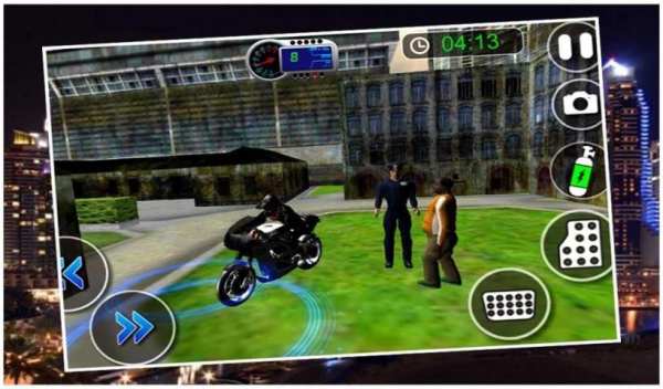 Crime City Police Bike Driver 2017 स्क्रीनशॉट 3