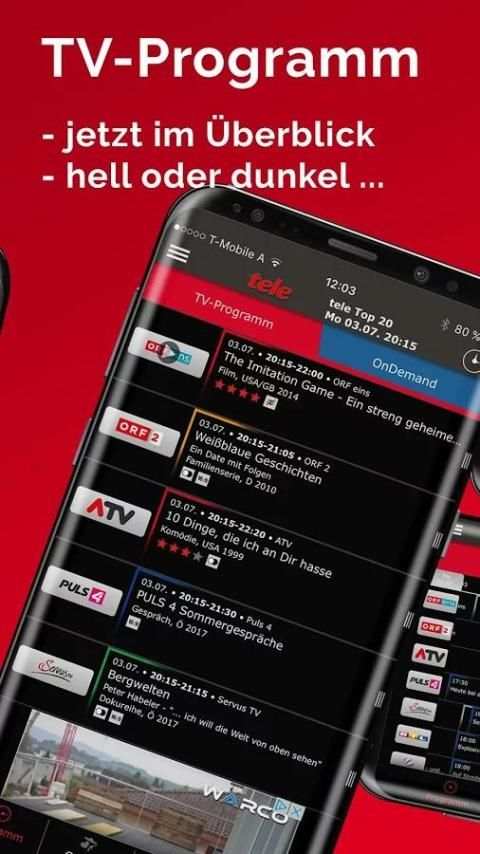 Tele - TV Magazin ★ Fernsehprogramm ★ On Demand 7 تصوير الشاشة