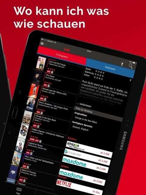 Tele - TV Magazin ★ Fernsehprogramm ★ On Demand 1 تصوير الشاشة