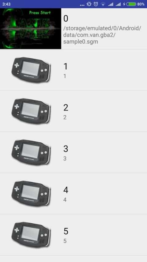 Emulator For GBA 2 скриншот 1