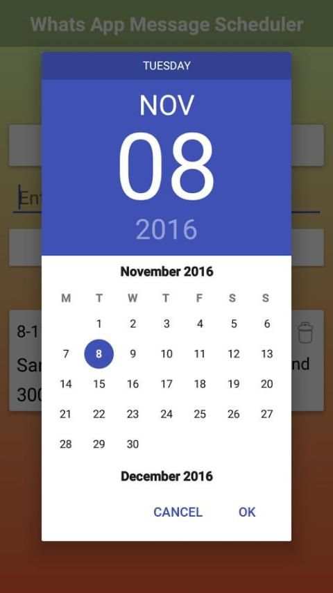 WhatsApp Message Scheduler screenshot 2