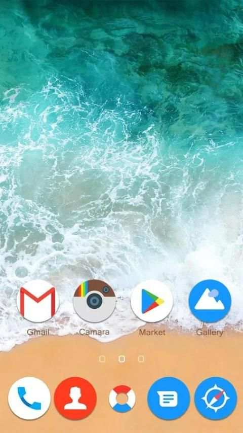 Oreo8 & Ios11 Go Launcher Theme screenshot 4