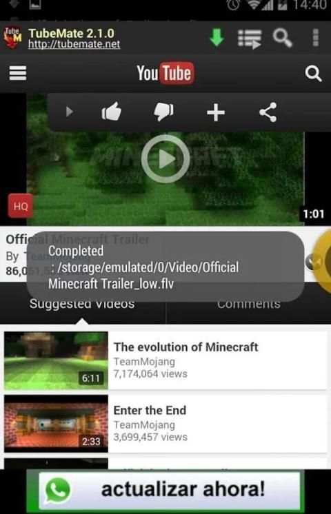 |TubeMate 2.2.9| screenshot 1