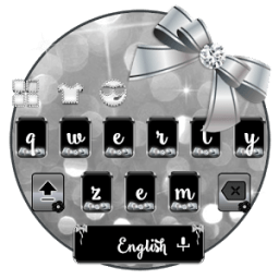 ikon switch Color Black Glitter Bow