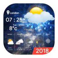 2018 Live Weather Clock and Widget