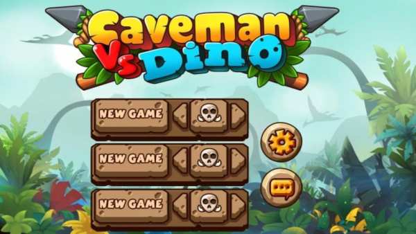 Caveman Vs Dino скриншот 3