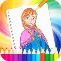 Coloring Barbie Pages on 9Apps