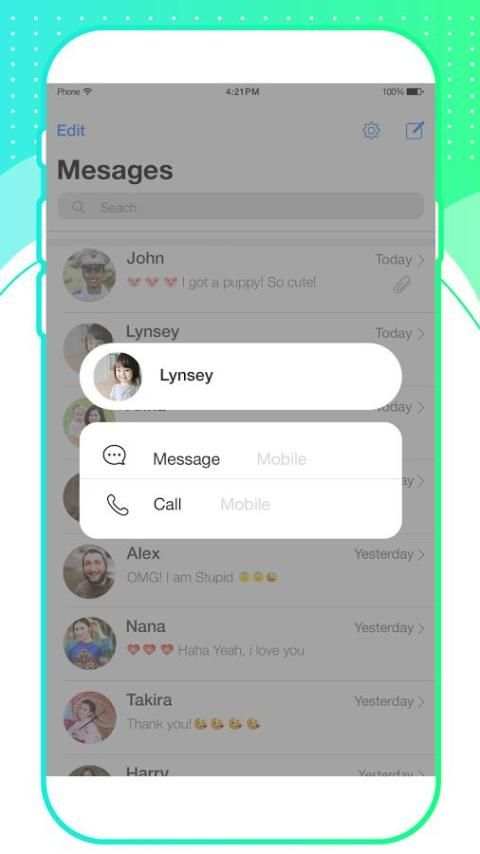 iMessenger: Message OS 11 (Latest) screenshot 6