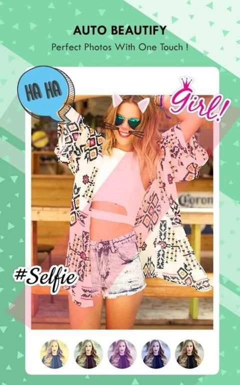 Candy Camera - Sweet Selfie screenshot 2