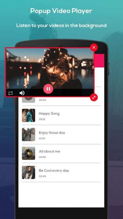 Popup Video Player - Floating Video скриншот 2